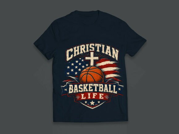 Christian Basketball Life PNG Design for Crafts
