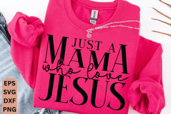 Christian Mom SVG, Retro