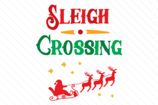 Sleigh Crossing Christmas Design