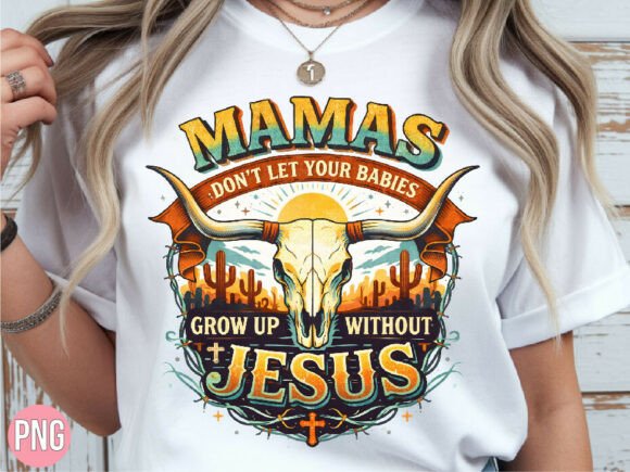 Western Cow Skull Jesus Crafts